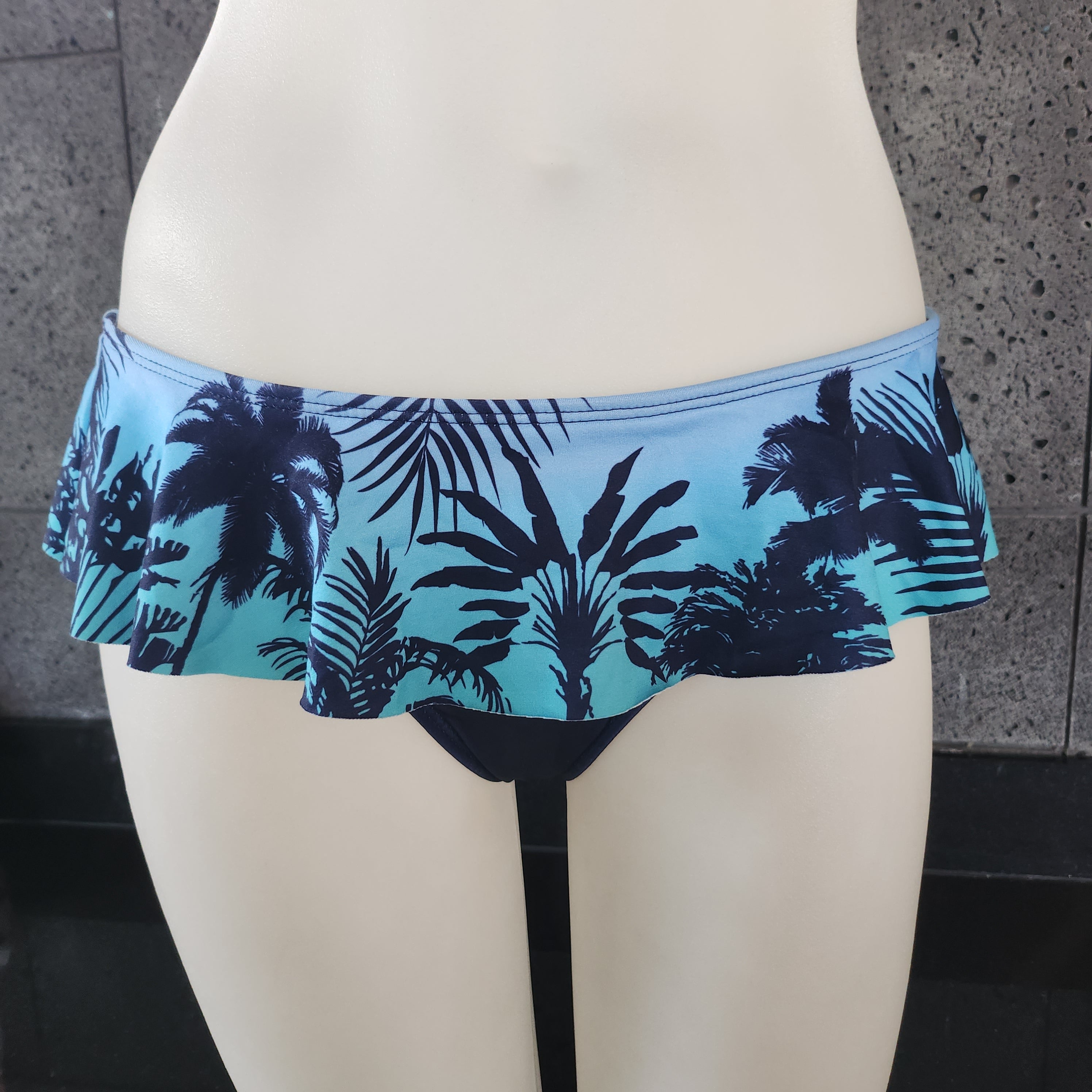 Loco Boutique Shadow Stripe Skirted Bottom