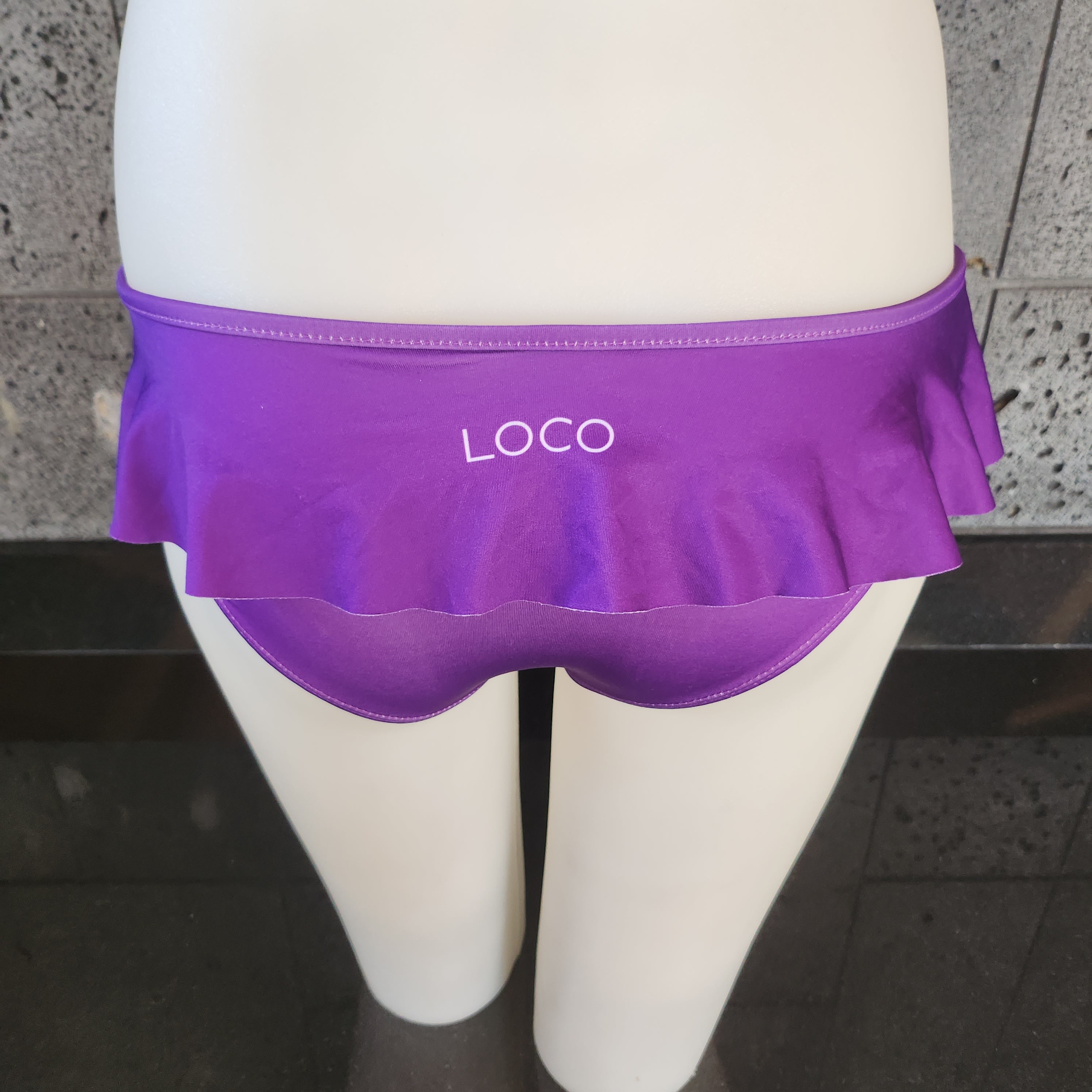 Loco Boutique Solid Logo Skirted Bottom