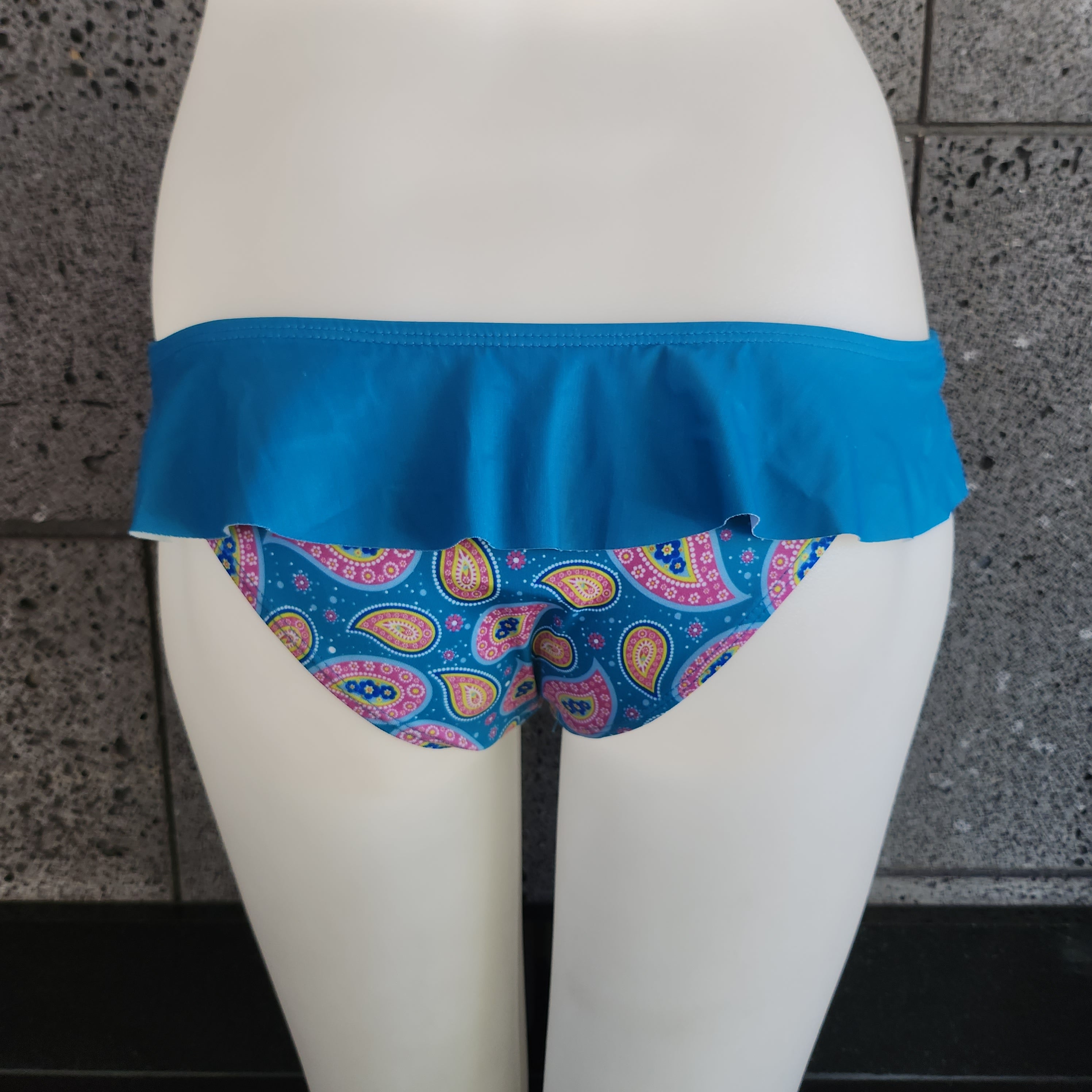 Loco Boutique Paisley Skirted Bikini Bottom