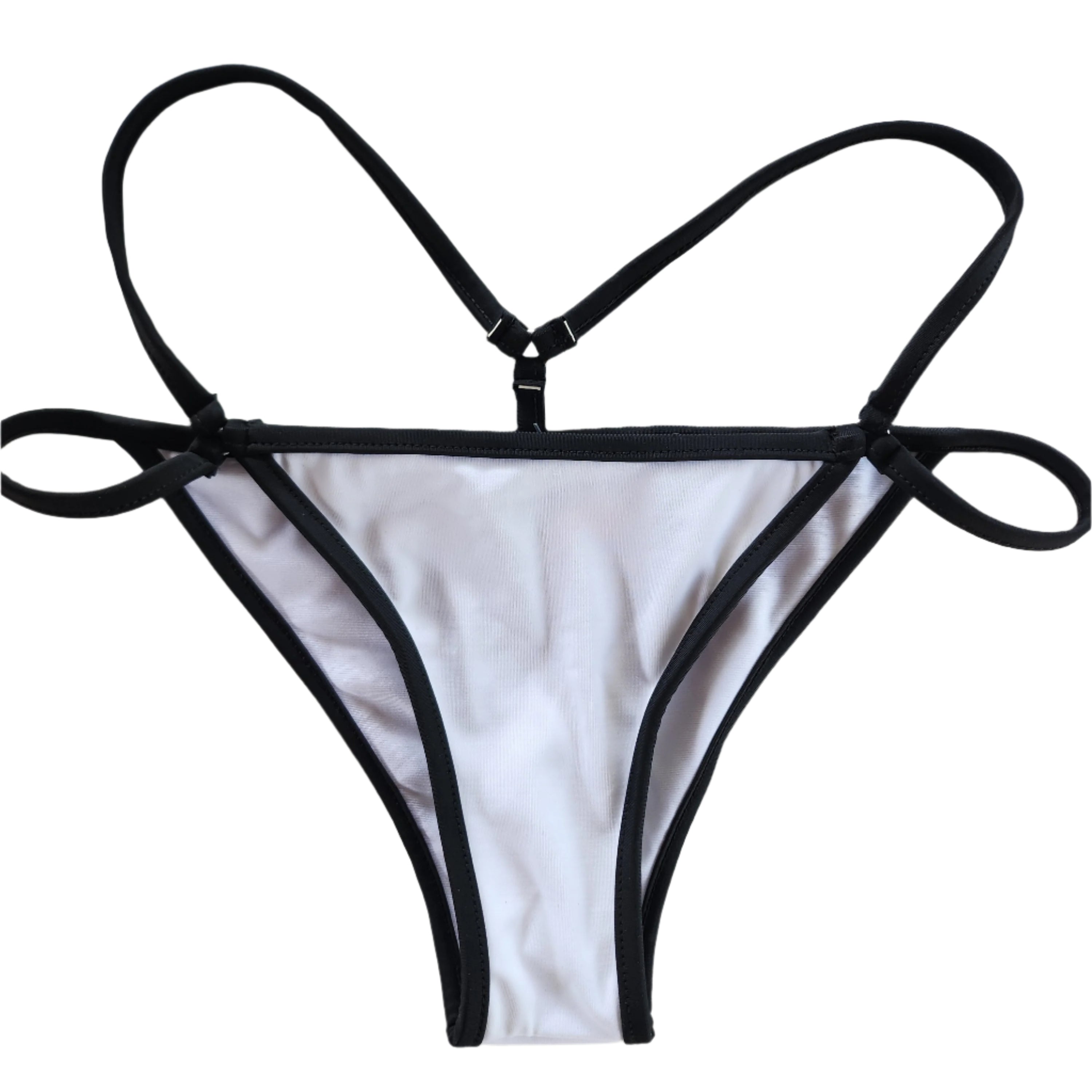 Loco Boutique Pure B&W High-Cut Thong