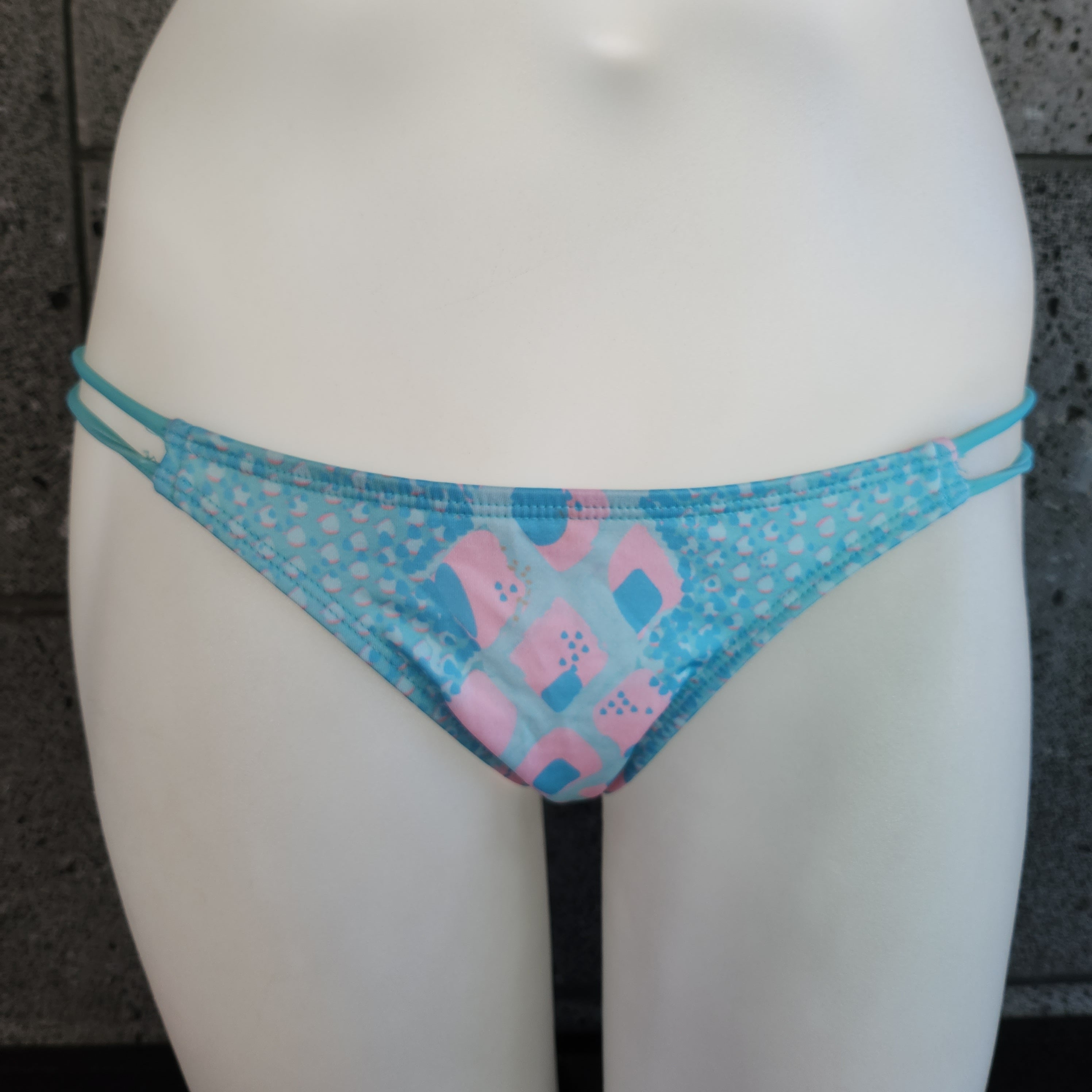 Loco Boutique P-Python Strappy Side Cinched Rear Bikini Bottom - Loco Boutique