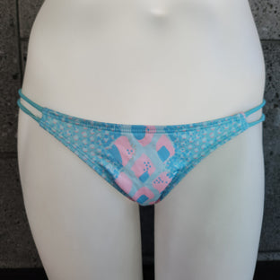 Loco Boutique P-Python Strappy Side Cinched Rear Bikini Bottom - Loco Boutique