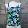 Loco Boutique Water Color Cami Tankini - NAVY / S