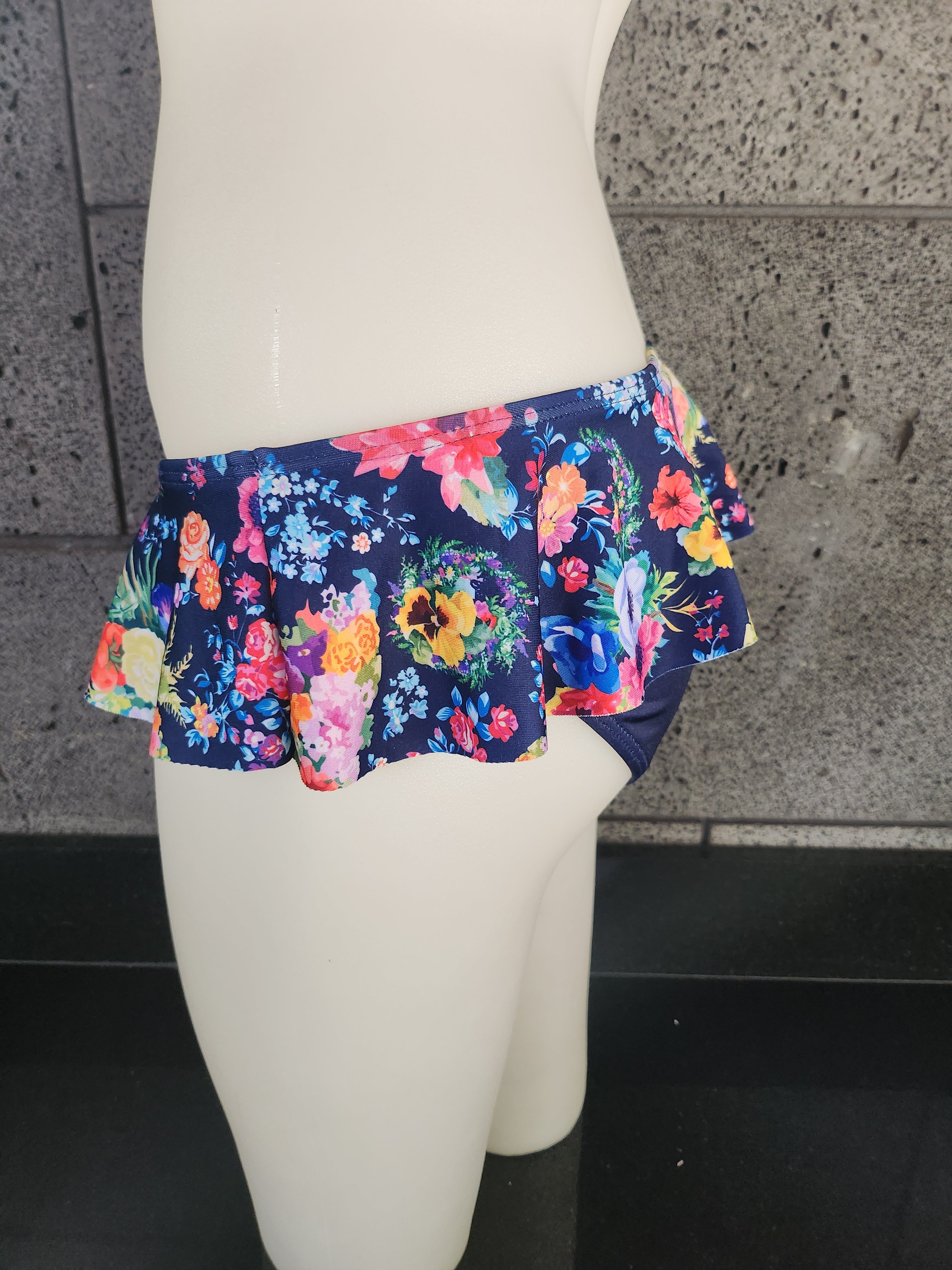 小花スカート付きボトム