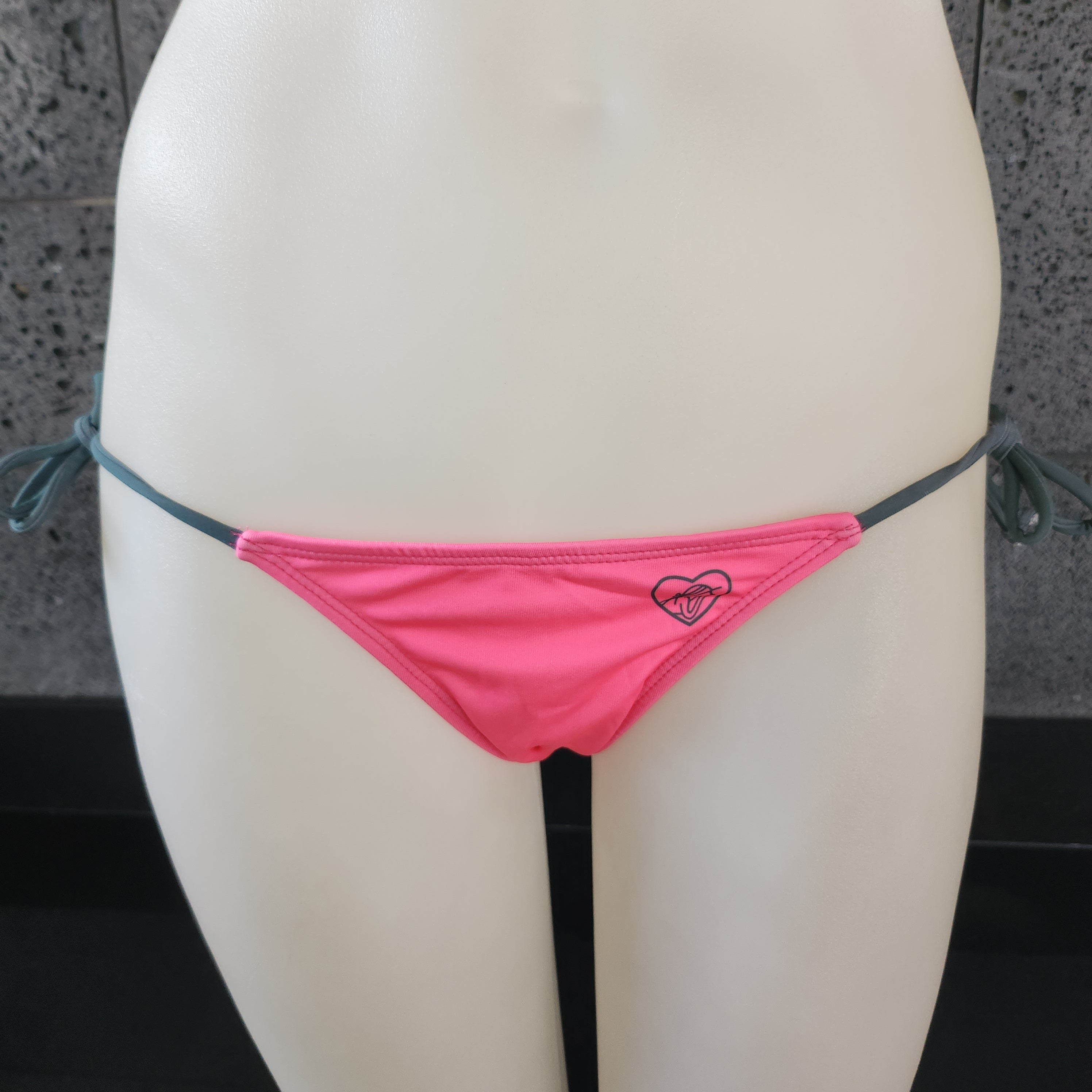 Loco Boutique Solid Bright Cinched Back Side Ties