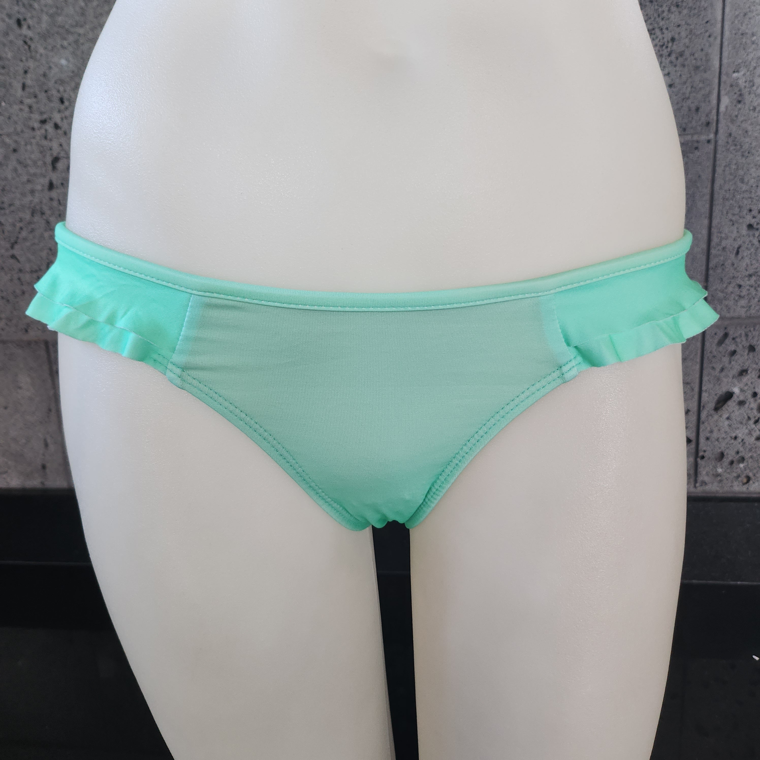 Loco Boutique Solid Logo Double Sided Ruffles Bikini