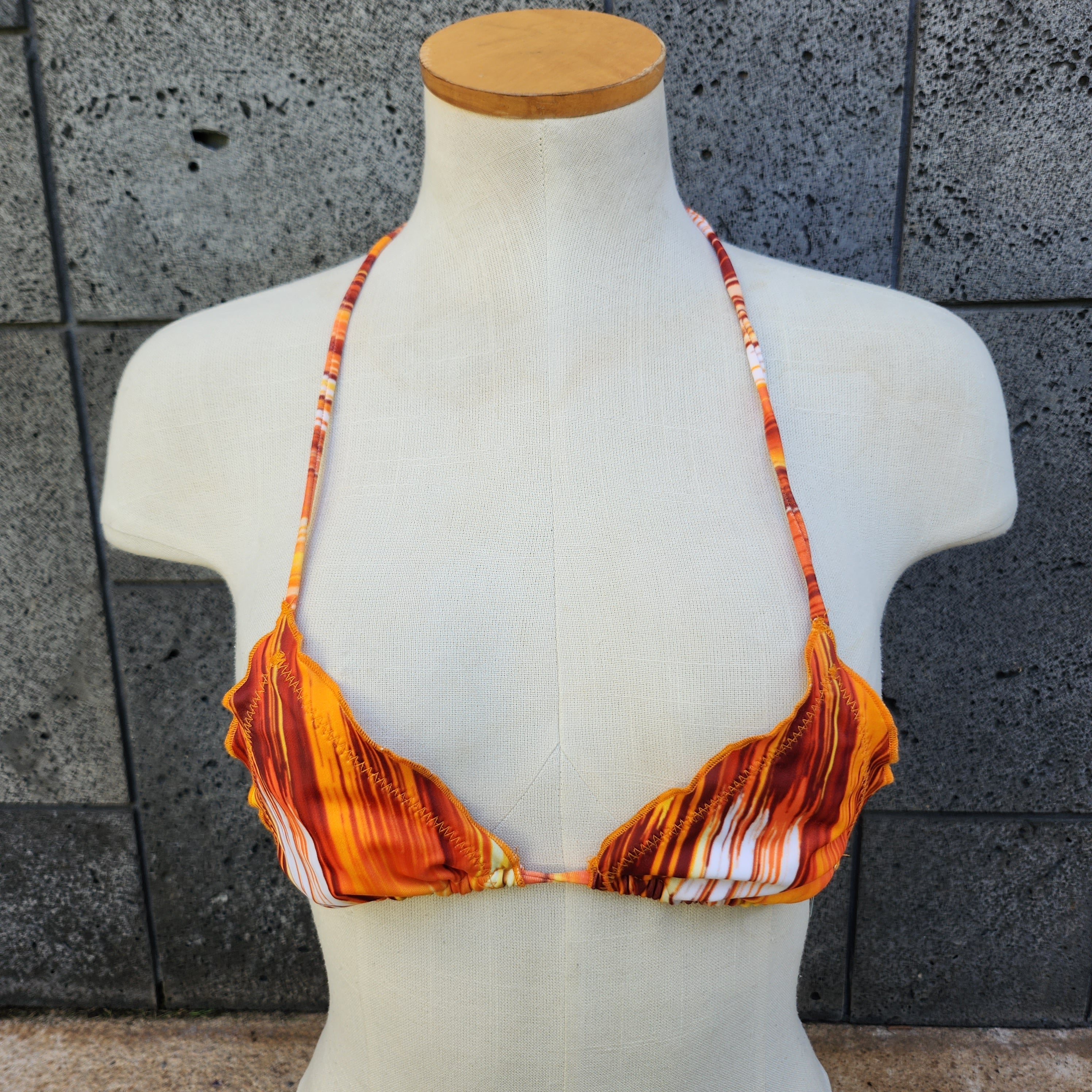 Loco Boutique Soundwaves Triangle Bikini Top