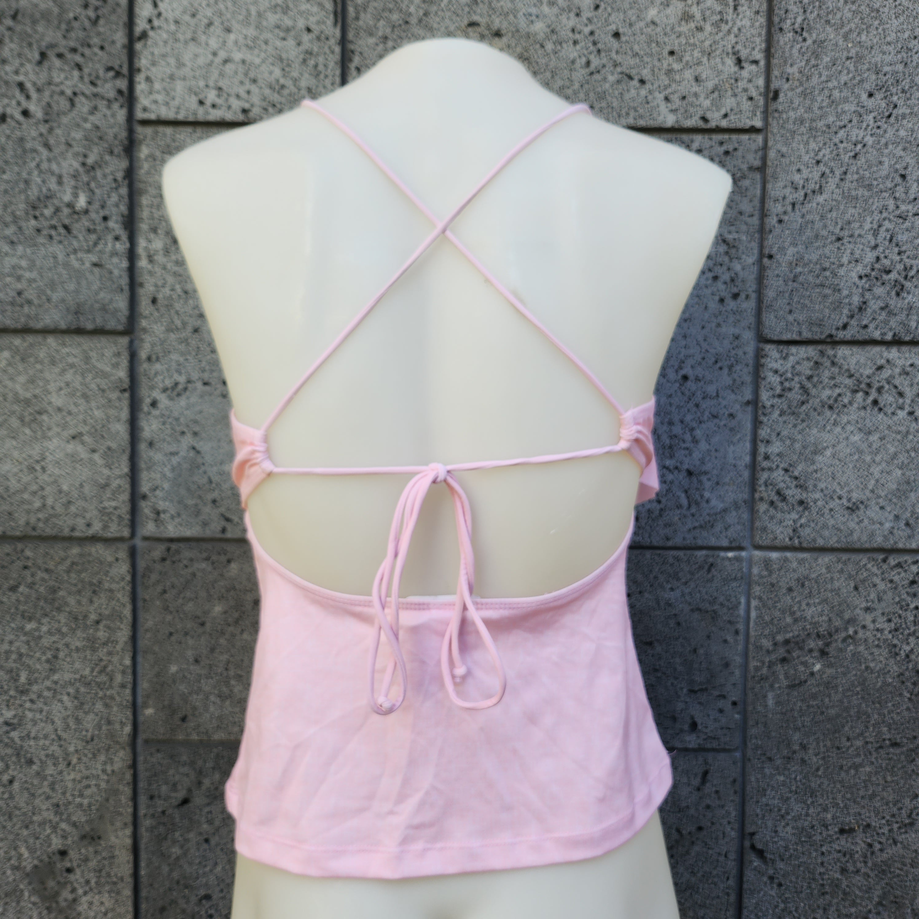 Loco Boutique Linen Flounce Front Tankini