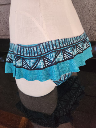 Hawaiian Geo Skirted Bottom - Loco Boutique