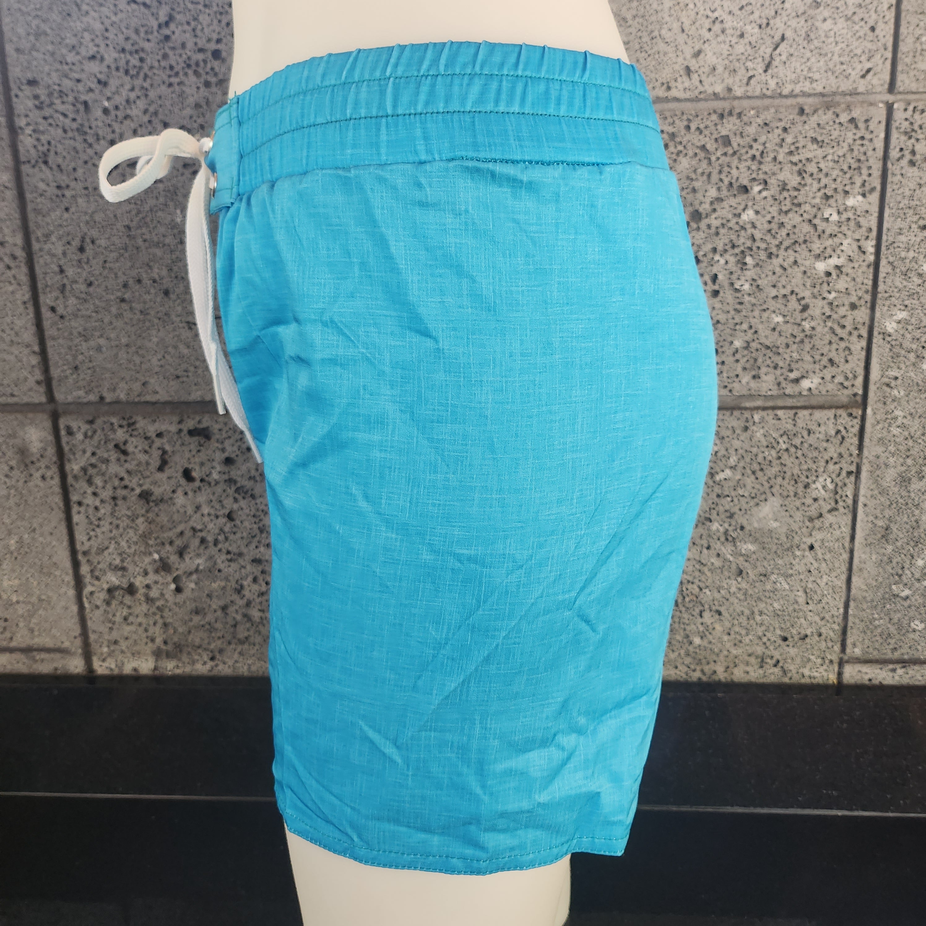 Loco Boutique Linen Mid-Thigh Length Boardshort